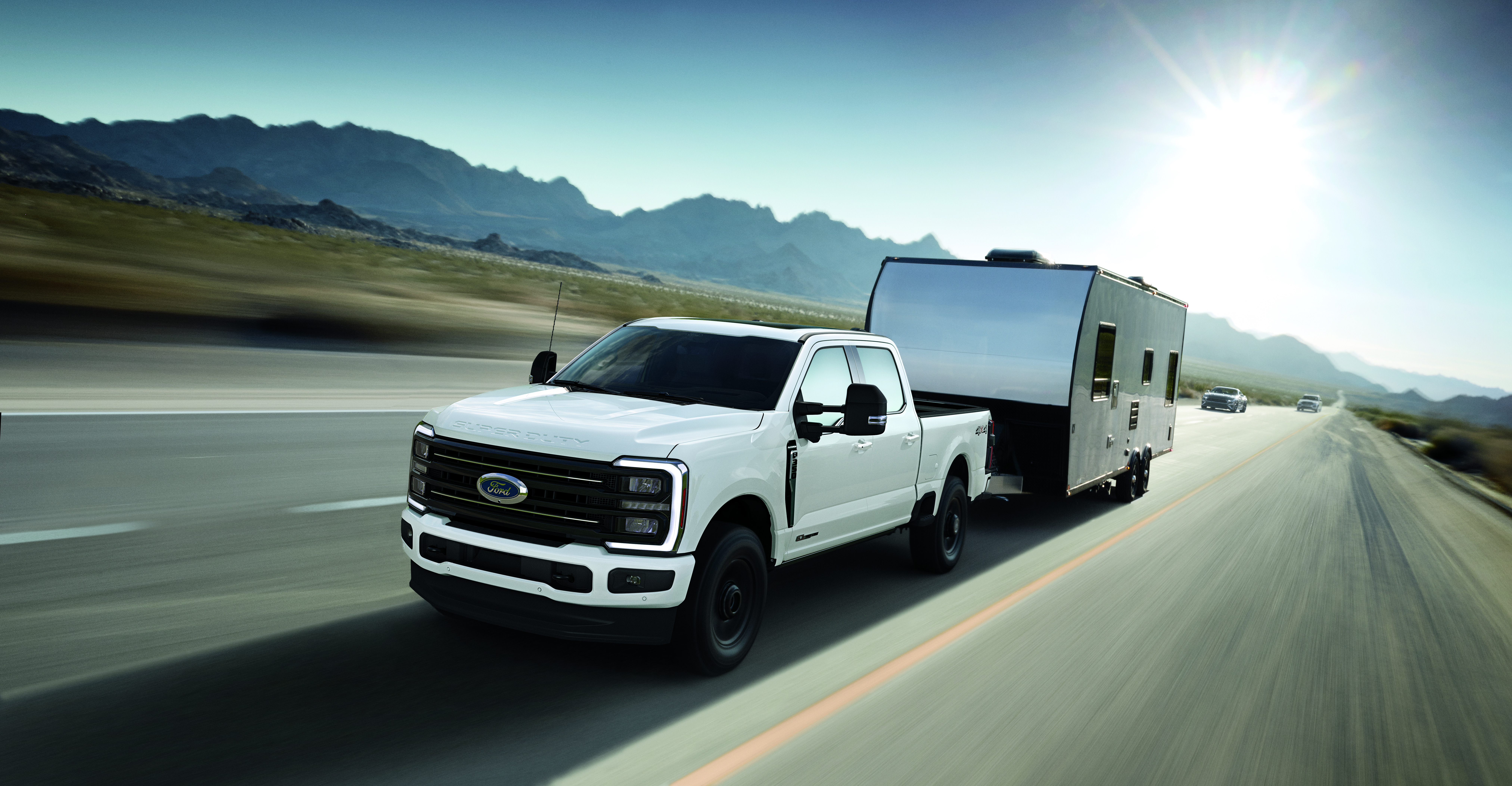 2025 Super Duty F-350 Platinum with refreshed exterior.